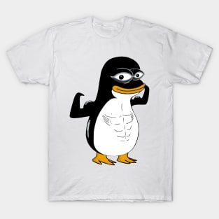 Linux Tux humorous tech-savvy playful meme T-Shirt